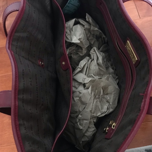 Ralph Lauren leather tote bag - Picture 4 of 5